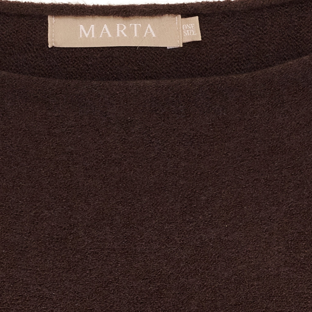 MARTA DU CHATEAU Marta du Chateau dame strik MdcElderflower 30003 Knit Chocolate2916