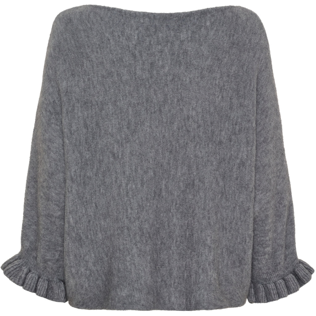 MARTA DU CHATEAU Marta du Chateau dame strik MdcElderflower 30003 Knit GrigioAntracite2901
