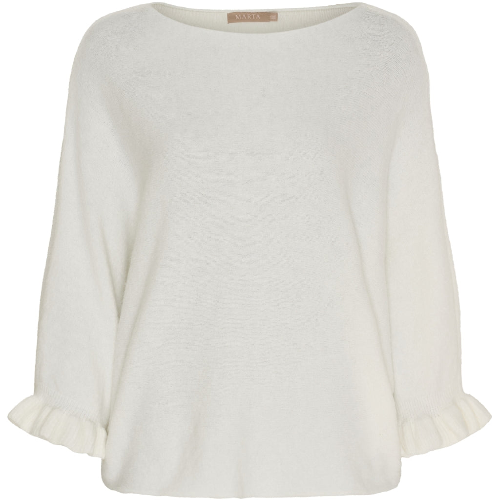 MARTA DU CHATEAU Marta du Chateau dame strik MdcElderflower 30003 Knit Naturale1