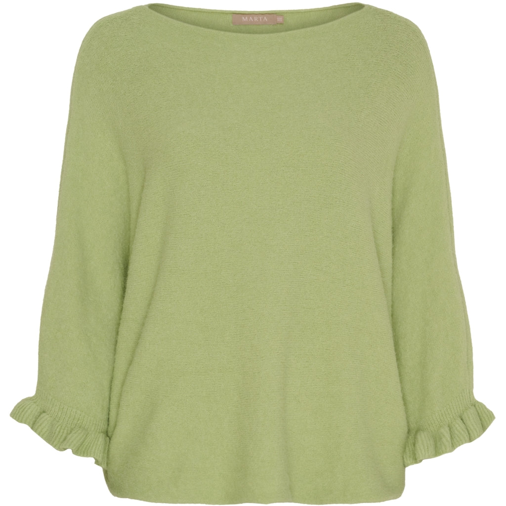 MARTA DU CHATEAU Marta du Chateau dame strik MdcElderflower 30003 Knit Pistachio