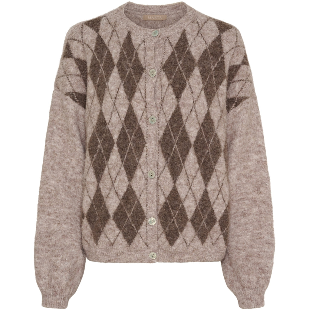 MARTA DU CHATEAU Marta du Chateau dame strik MdcFaith 8225 Knit Fango