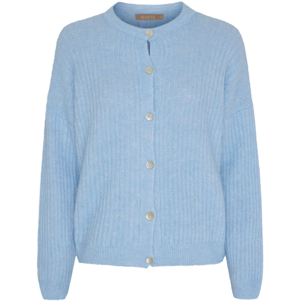 MARTA DU CHATEAU Marta du Chateau dame strik MdcFrederikke 21638 Knit Blue9528