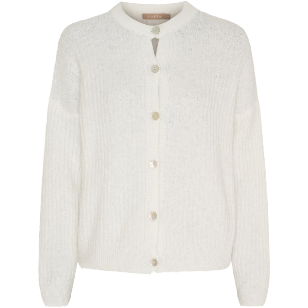 MARTA DU CHATEAU Marta du Chateau dame strik MdcFrederikke 21638 Knit White9501