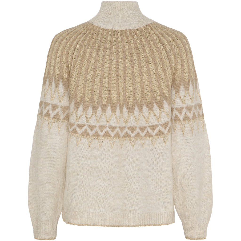 MARTA DU CHATEAU Marta du Chateau dame strik MdcGaelle 3307 Knit Beige