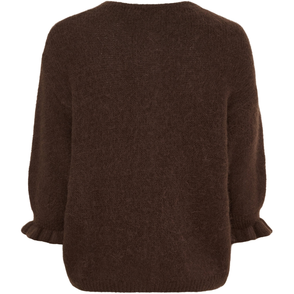 MARTA DU CHATEAU Marta du Chateau dame strik MdcJuliana 2413 Cardigan Brown2984