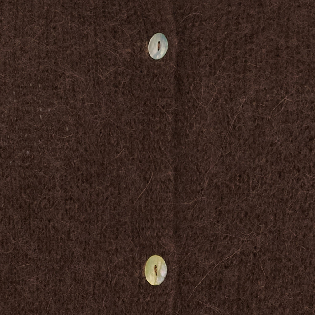 MARTA DU CHATEAU Marta du Chateau dame strik MdcJuliana 2413 Cardigan Brown2984