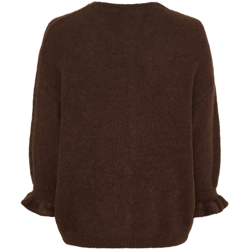 MARTA DU CHATEAU Marta du Chateau dame strik MdcJuliana 2413 Cardigan Choco21525