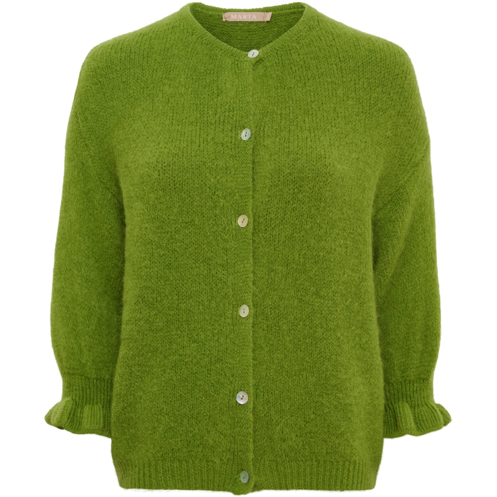 MARTA DU CHATEAU Marta du Chateau dame strik MdcJuliana 2413 Cardigan Grass2654