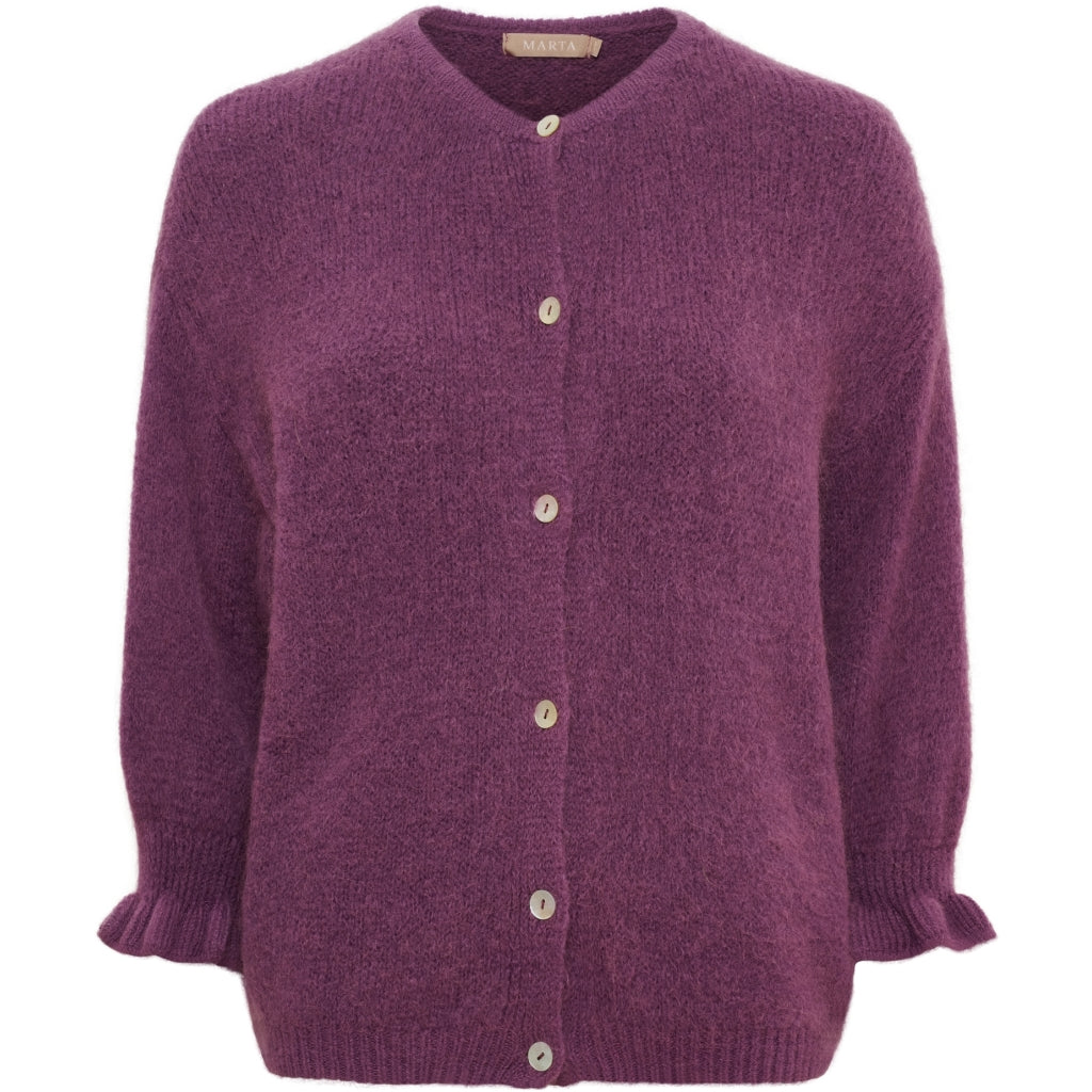 MARTA DU CHATEAU Marta du Chateau dame strik MdcJuliana 2413 Cardigan LightPurple5060