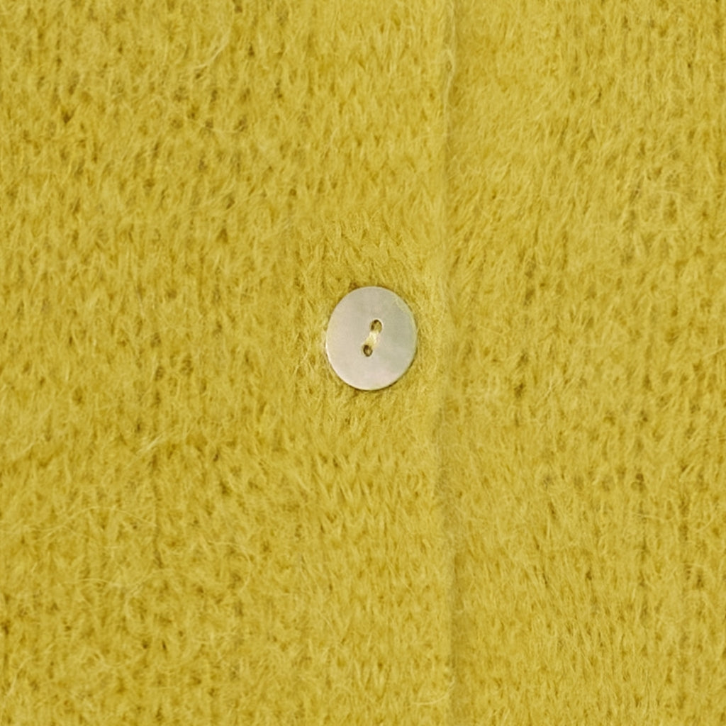 MARTA DU CHATEAU Marta du Chateau dame strik MdcJuliana 2413 Cardigan Mustard8440