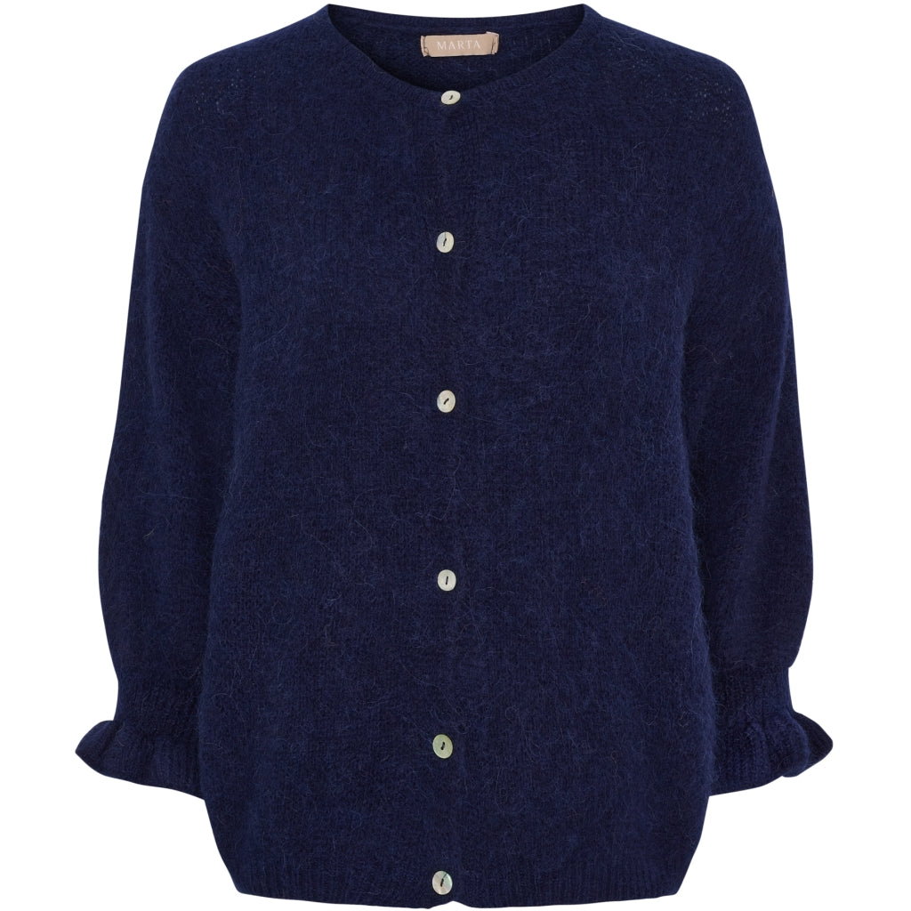 MARTA DU CHATEAU Marta du Chateau dame strik MdcJuliana 2413 Cardigan Navy2055