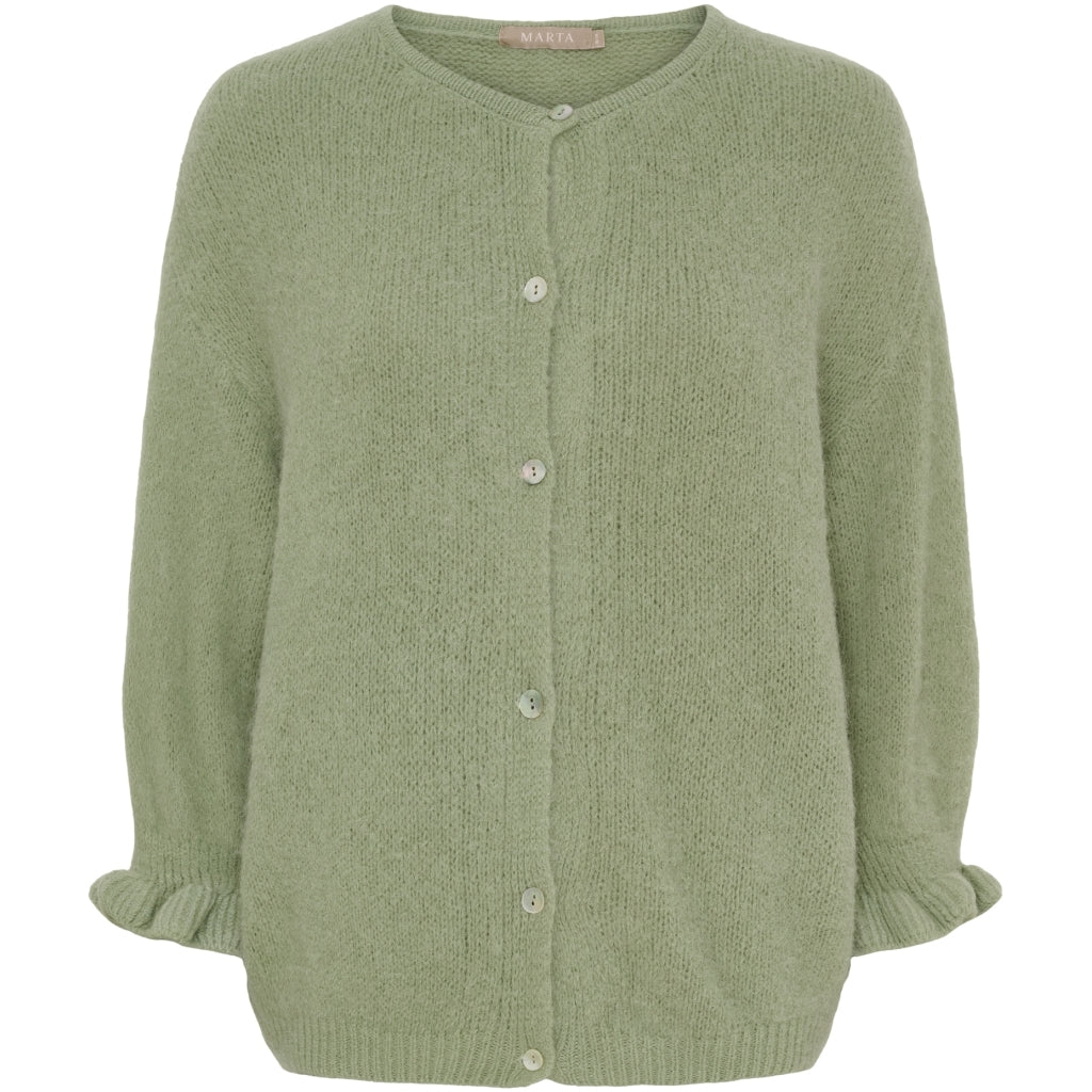 MARTA DU CHATEAU Marta du Chateau dame strik MdcJuliana 2413 Cardigan Salvia1178