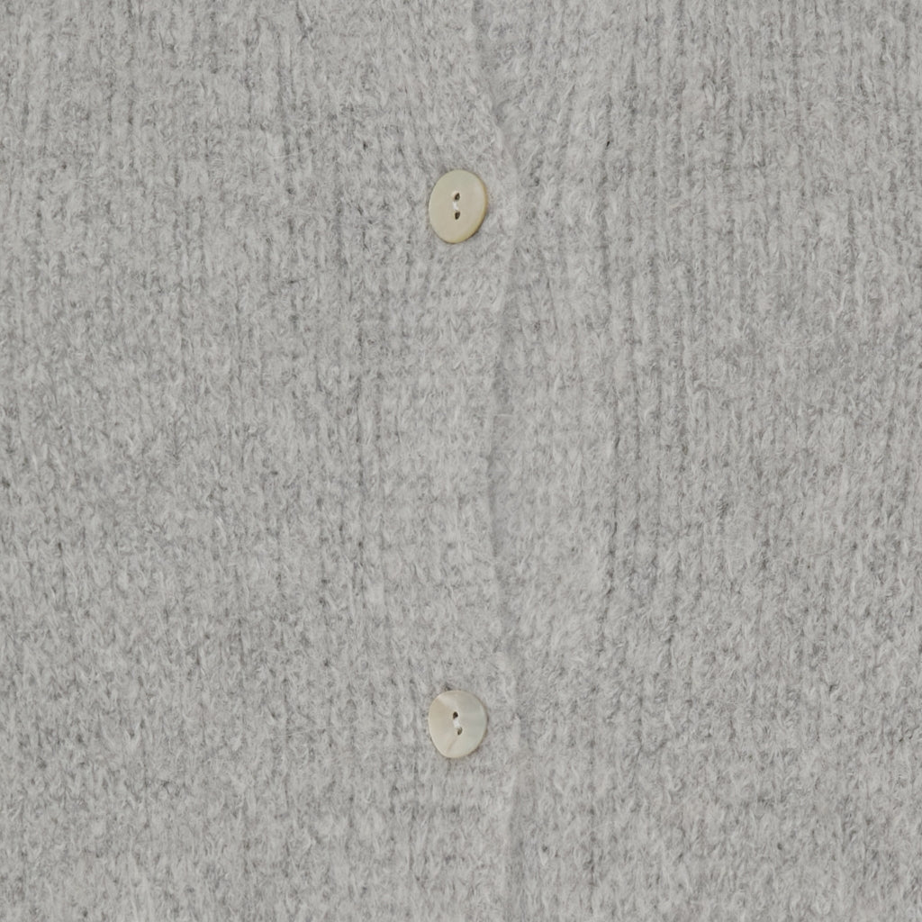 MARTA DU CHATEAU Marta du Chateau dame strik MdcJuliana 2413 Cardigan Light Grey