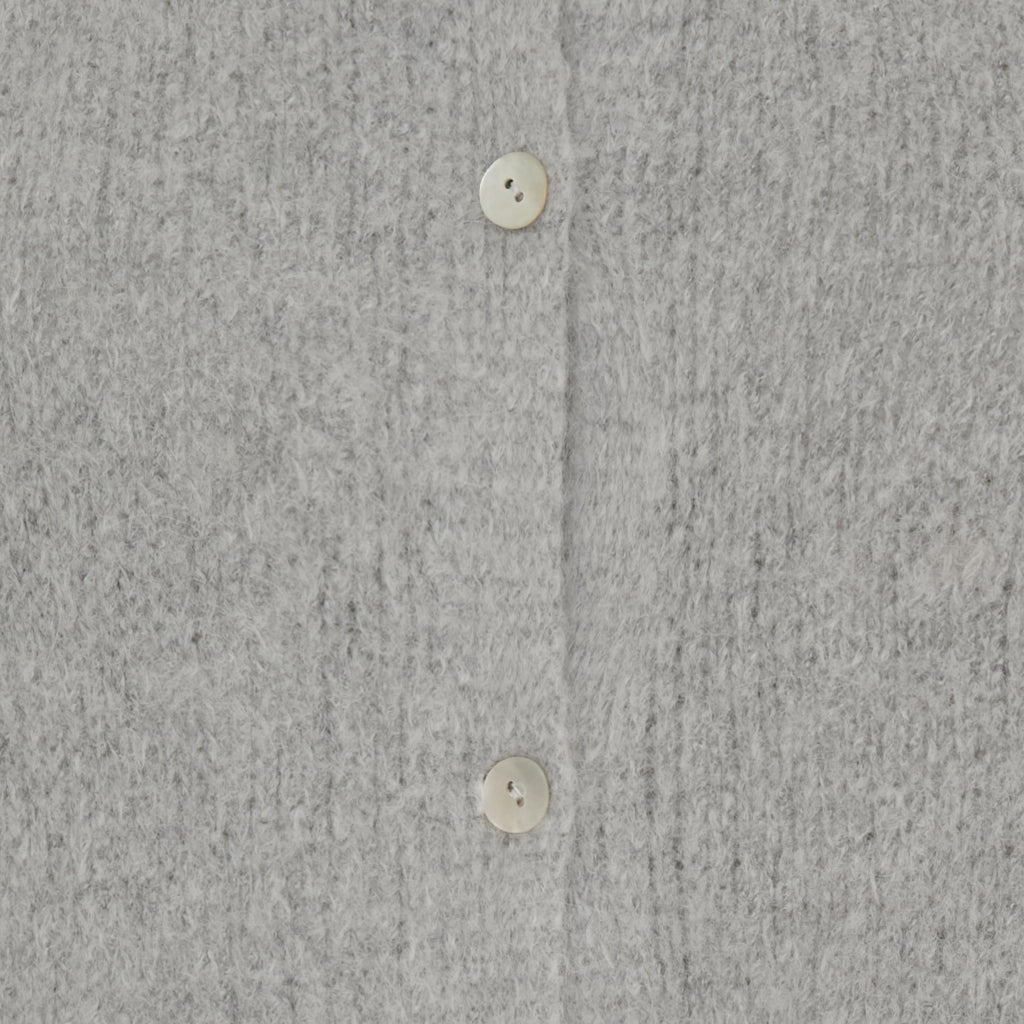 MARTA DU CHATEAU Marta du Chateau dame strik MdcKiki 2406 Cardigan Light Grey