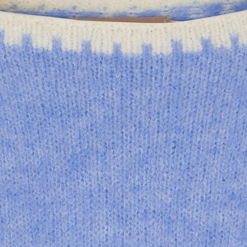 MARTA DU CHATEAU Marta du Chateau dame strik MdcLinette KN8032 Knit SkyW025