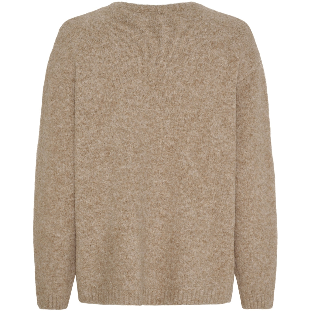 MARTA DU CHATEAU Marta du Chateau dame strik MdcMara KN8045 Knit CamelW057/PannaW086