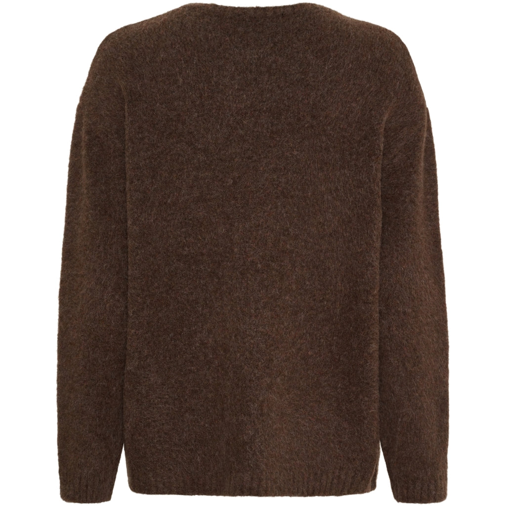 MARTA DU CHATEAU Marta du Chateau dame strik MdcMara KN8045 Knit Moro/Bordeaux