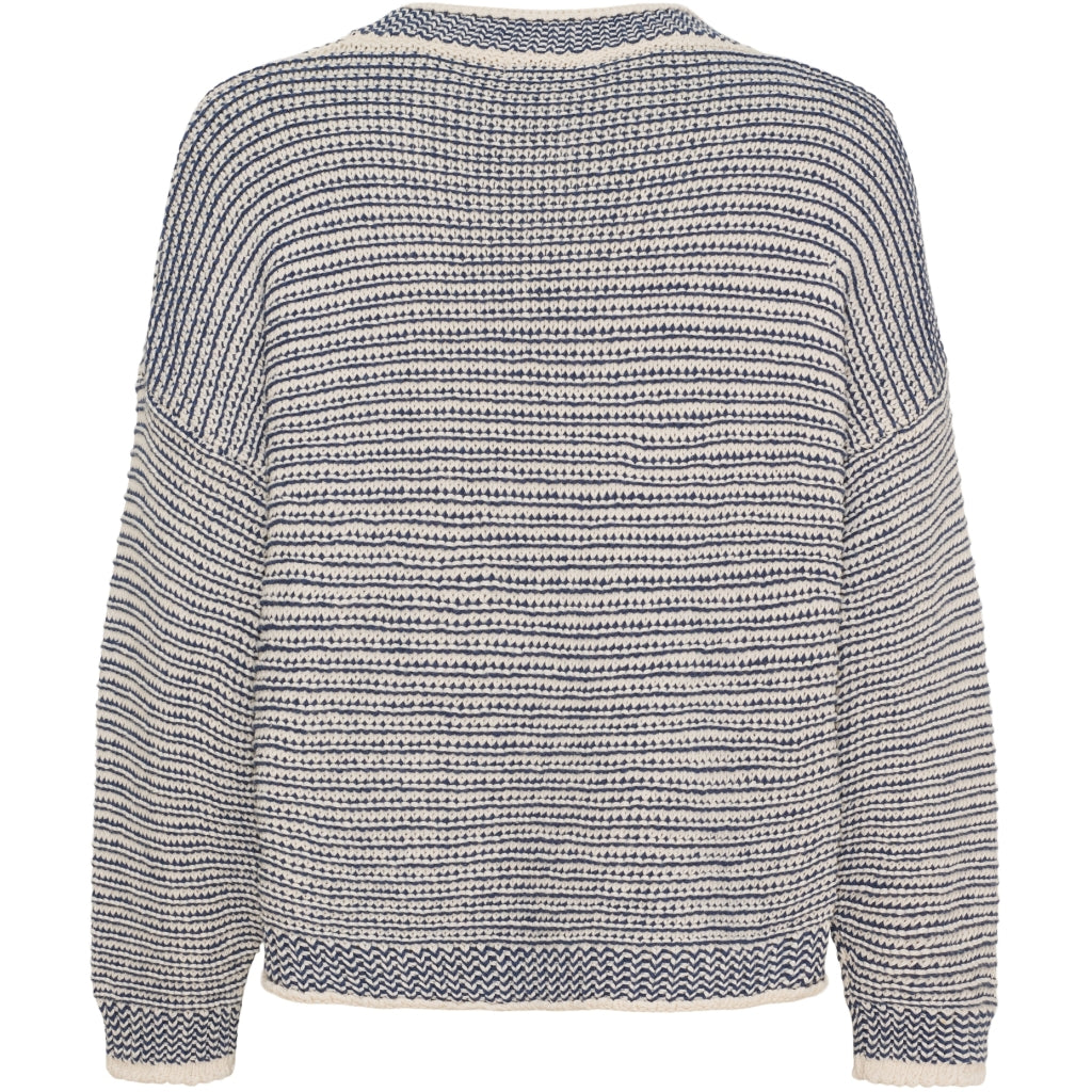 MARTA DU CHATEAU Marta du Chateau dame strik MdcMelinda 24261 Knit Grigio/Tempesta