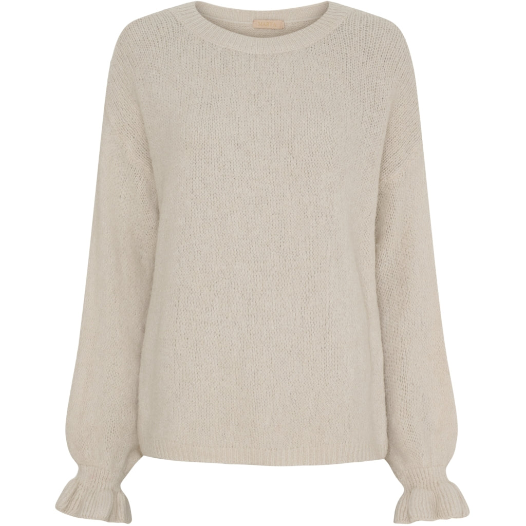 MARTA DU CHATEAU Marta du Chateau dame strik MdcOphelie 2438 Knit Beige