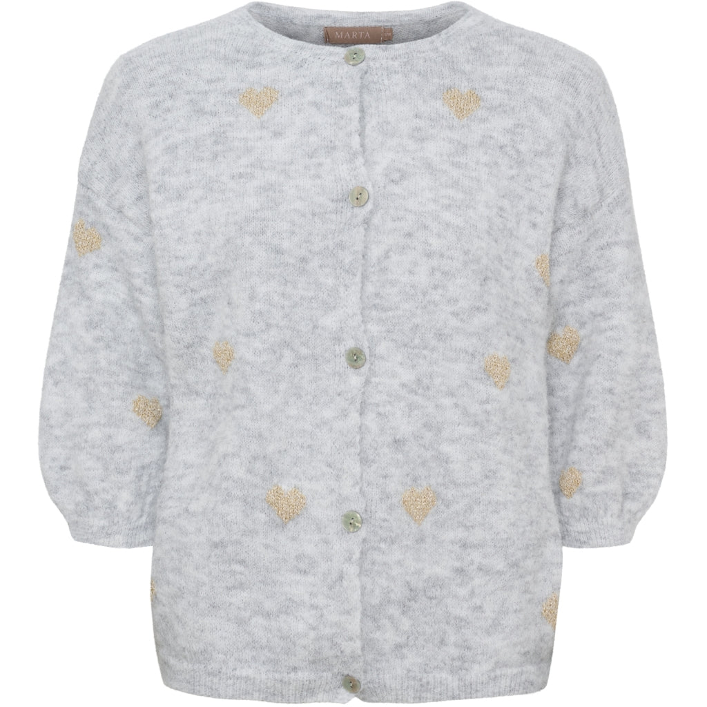 MARTA DU CHATEAU Marta du Chateau dame strik MdcParisa 9647 Knit Grey