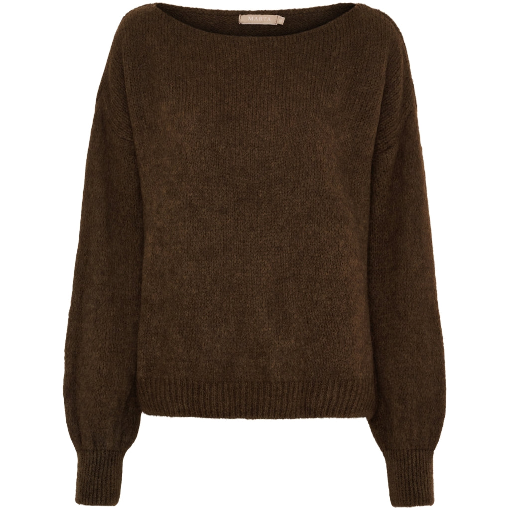 MARTA DU CHATEAU Marta du Chateau dame strik MdcRosa 5102 Knit Chocolat111909