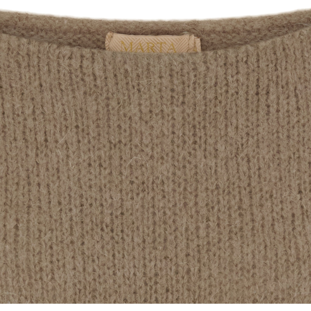 MARTA DU CHATEAU Marta du Chateau dame strik MdcRosa 5102 Knit Tortora