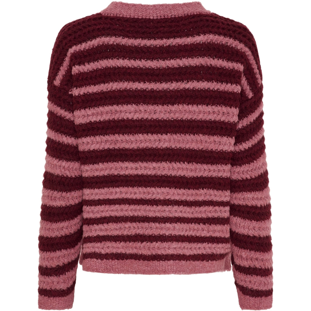 MARTA DU CHATEAU Marta du Chateau dame strik MdcVictorine 25484 Knit Cipola0065/Vino0029