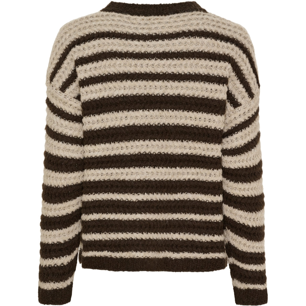 MARTA DU CHATEAU Marta du Chateau dame strik MdcVictorine 25484 Knit Moro/Beige0058