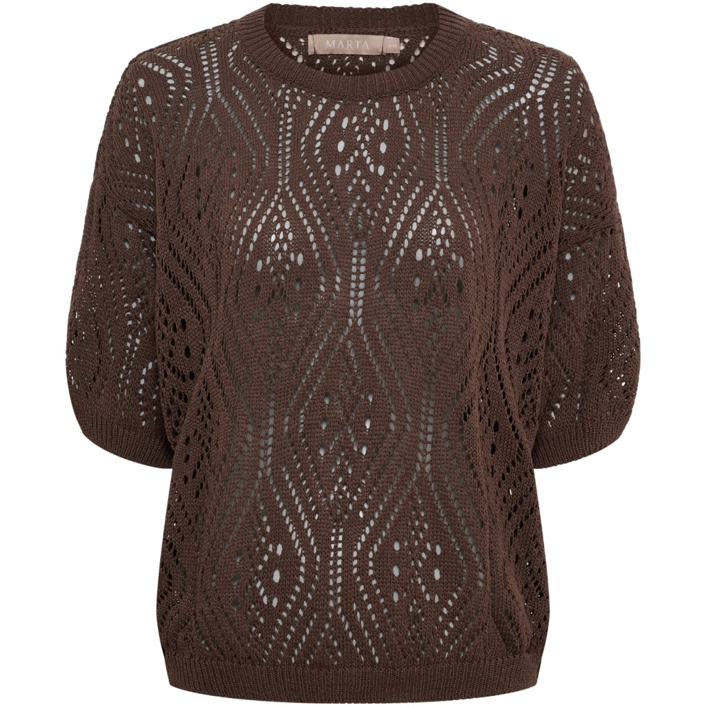 MARTA DU CHATEAU Marta du Chateau dame strik MdcVina 6592 Knit Caffe