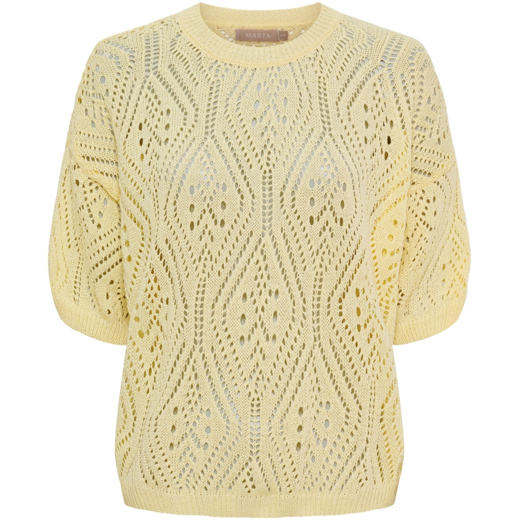 MARTA DU CHATEAU Marta du Chateau dame strik MdcVina 6592 Knit Yellow