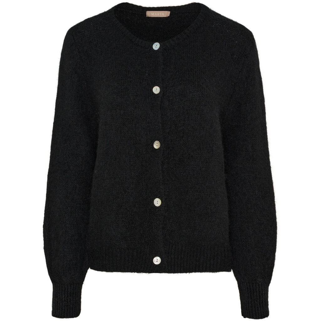 MARTA DU CHATEAU Marta du Chateau dame strik cardigan MdcCosima 5223 Knit Cardigan Black