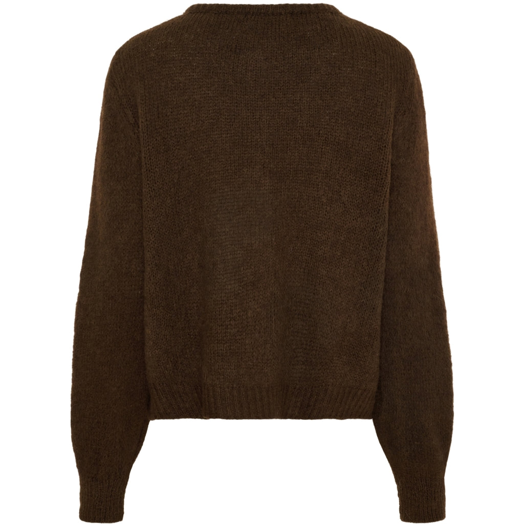 MARTA DU CHATEAU Marta du Chateau dame strik cardigan MdcCosima 5223 Knit Cardigan Chocolat111909
