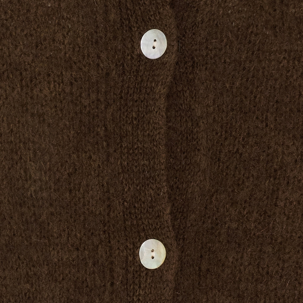 MARTA DU CHATEAU Marta du Chateau dame strik cardigan MdcCosima 5223 Knit Cardigan Chocolat111909
