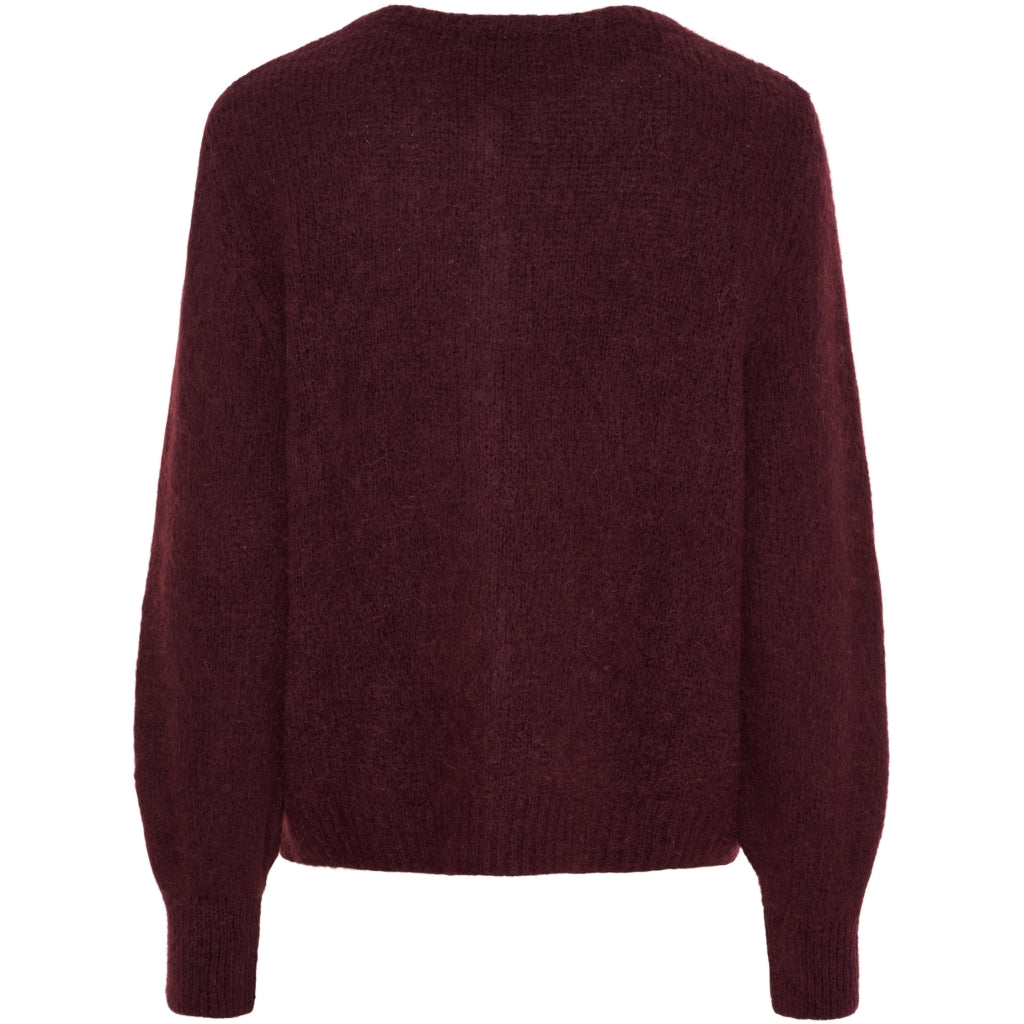 MARTA DU CHATEAU Marta du Chateau dame strik cardigan MdcCosima 5223 Knit Cardigan Melanzana3502