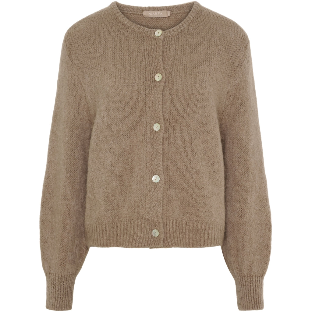 MARTA DU CHATEAU Marta du Chateau dame strik cardigan MdcCosima 5223 Knit Cardigan Tortora27654