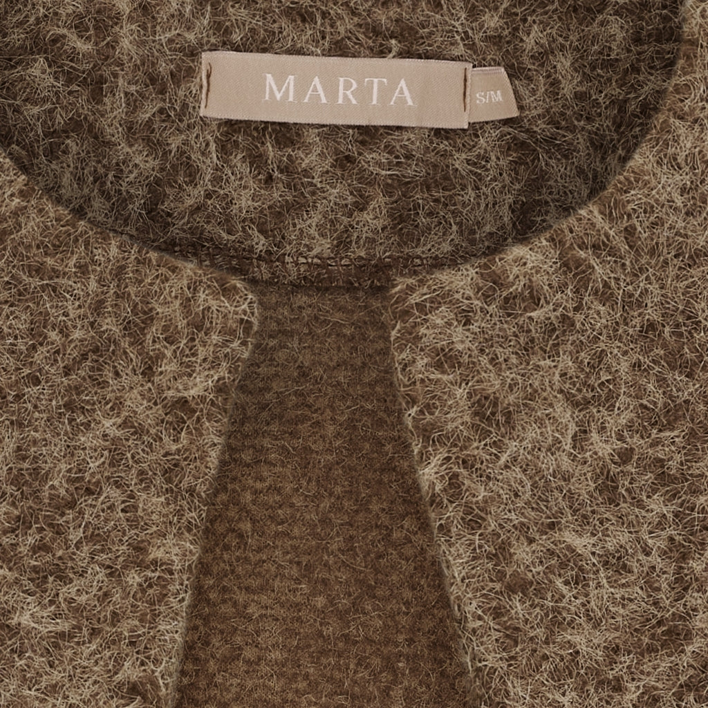 MARTA DU CHATEAU Marta du Chateau dame strik vest MdcCapella 7600 Knit Vest Camello5