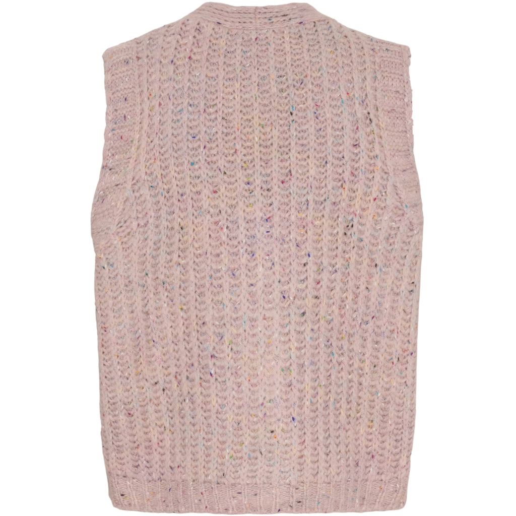 MARTA DU CHATEAU Marta du Chateau dame strik vest MdcOdile A0029 Knit Old pink