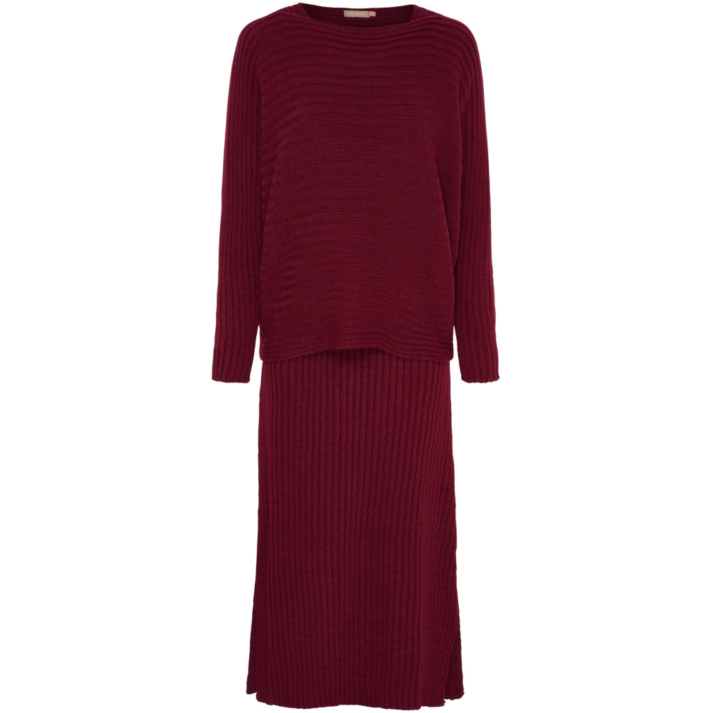 MARTA DU CHATEAU Marta du Chateau dame striksæt MdcHazel 9252 Set Bordeaux7544