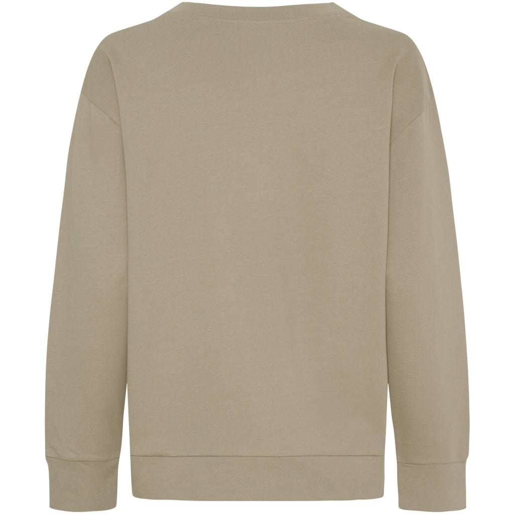 MARTA DU CHATEAU Marta du Chateau dame sweatshirt MdcAnnemette J-639 Sweatshirt Sand