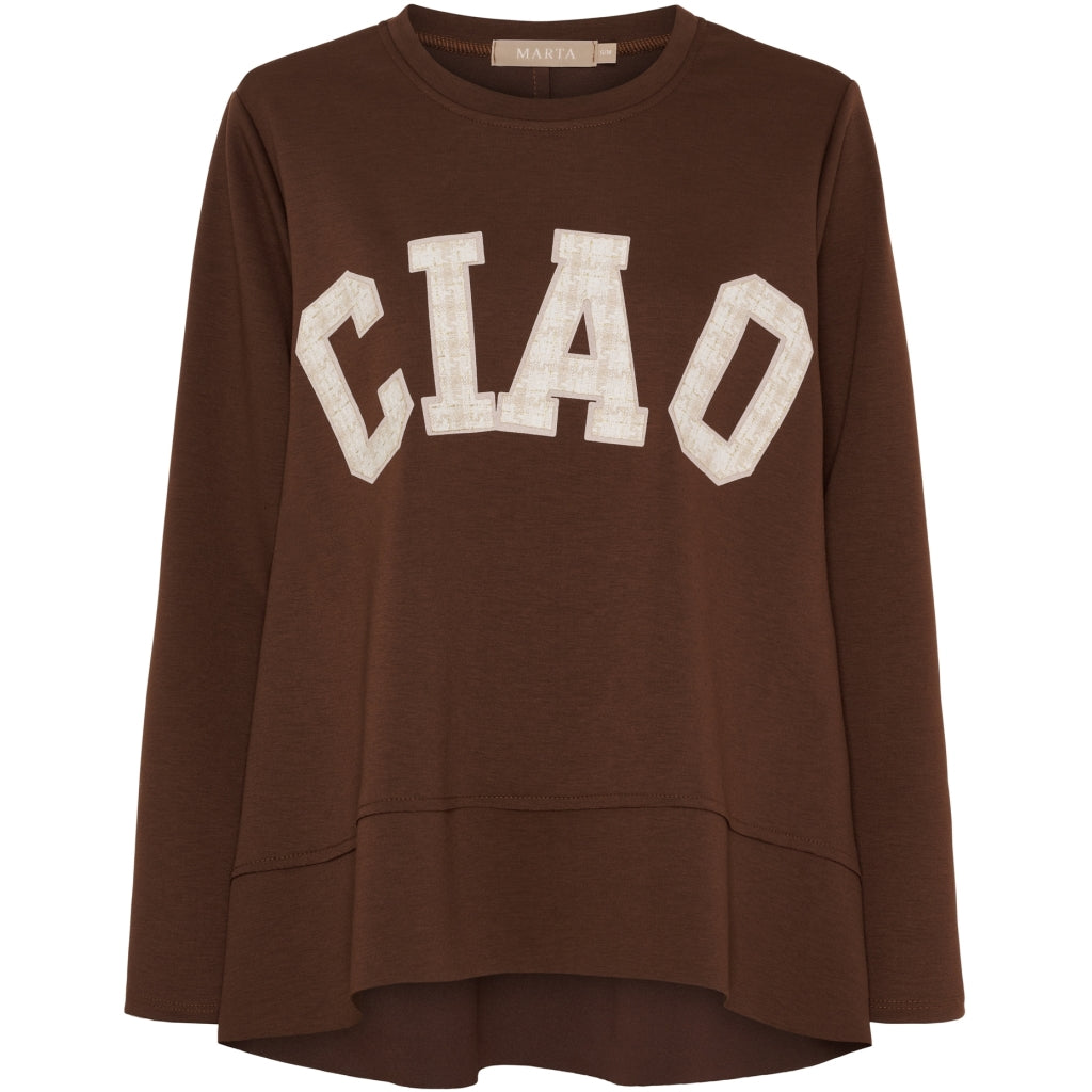 MARTA DU CHATEAU Marta du Chateau dame sweatshirt MdcCharline 85783 Sweatshirt Moro