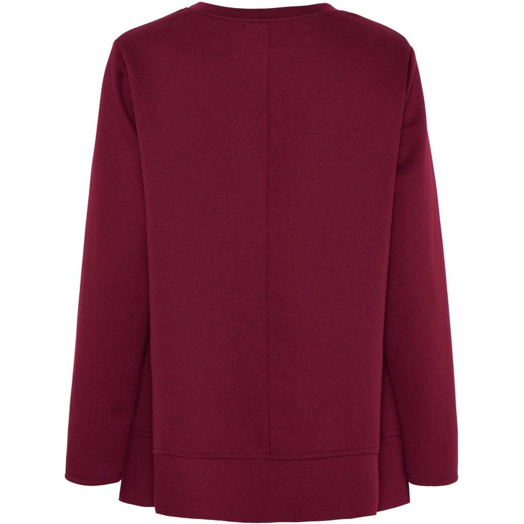 MARTA DU CHATEAU Marta du Chateau dame sweatshirt MdcCharline 85783 Sweatshirt Wine