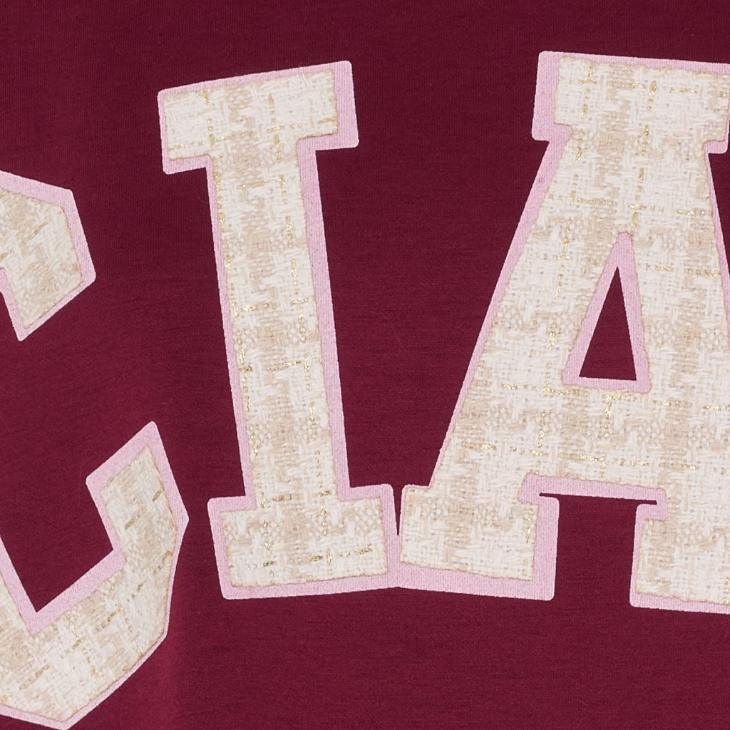 MARTA DU CHATEAU Marta du Chateau dame sweatshirt MdcCharline 85783 Sweatshirt Wine