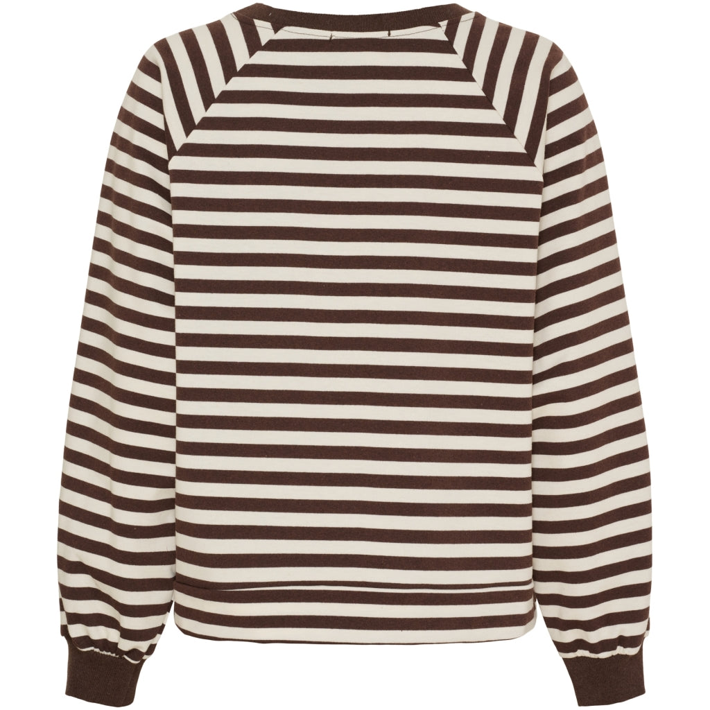 MARTA DU CHATEAU Marta du Chateau dame sweatshirt MdcFenja 38817 Sweatshirt Moro/Bordeaux