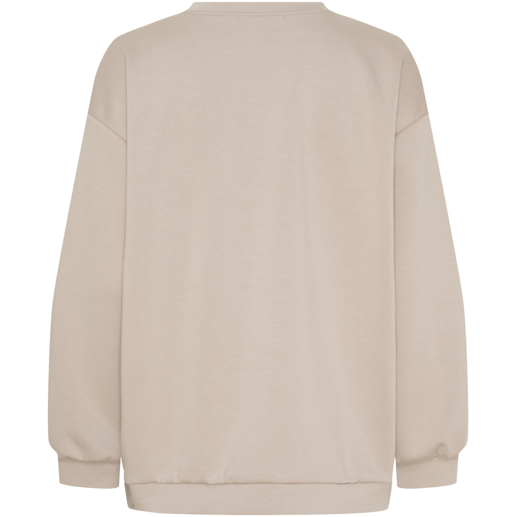 MARTA DU CHATEAU Marta du Chateau dame sweatshirt MdcHibiscus 22659 Sweatshirt Beige