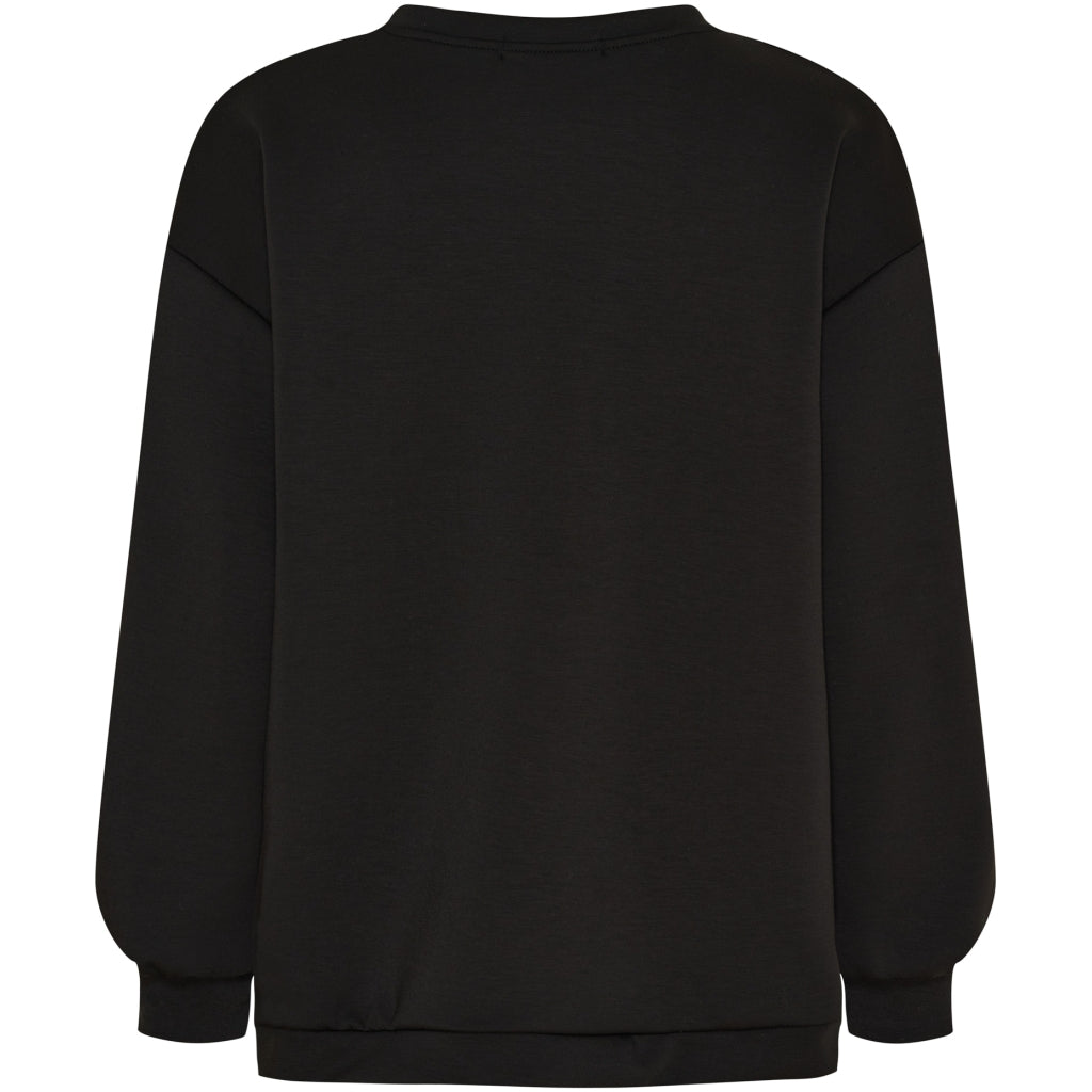 MARTA DU CHATEAU Marta du Chateau dame sweatshirt MdcHibiscus 22659 Sweatshirt Black/Grey