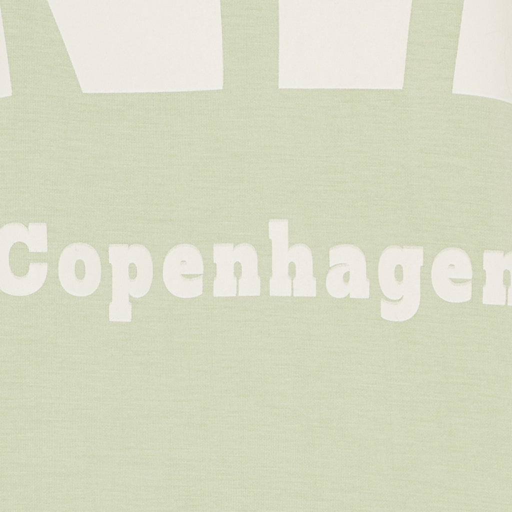 MARTA DU CHATEAU Marta du Chateau dame sweatshirt MdcHibiscus 22659 Sweatshirt Green/Offwhite