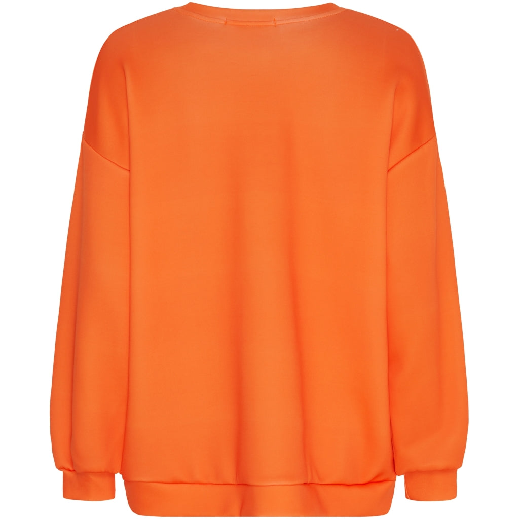 MARTA DU CHATEAU Marta du Chateau dame sweatshirt MdcHibiscus 22659 Sweatshirt Orange/Moro
