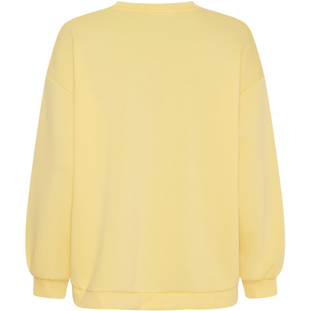 MARTA DU CHATEAU Marta du Chateau dame sweatshirt MdcHibiscus 22659 Sweatshirt Yellow/Moro