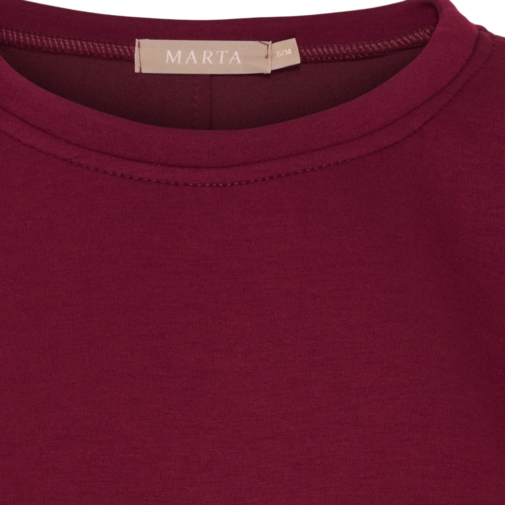 MARTA DU CHATEAU Marta du Chateau dame sweatshirt MdcPine 85783-1 Sweatshirt Bordeaux6269