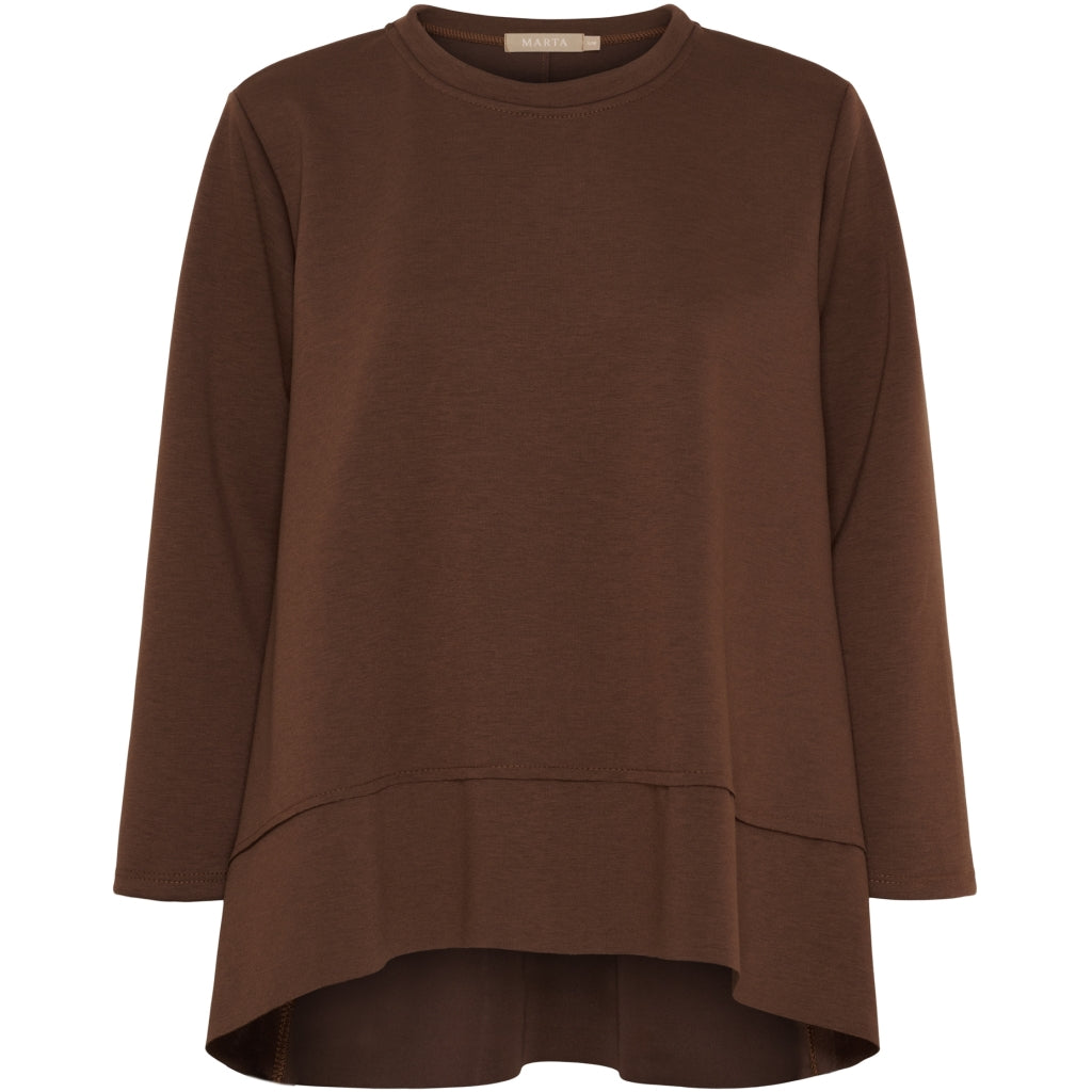 MARTA DU CHATEAU Marta du Chateau dame sweatshirt MdcPine 85783-1 Sweatshirt Moro18